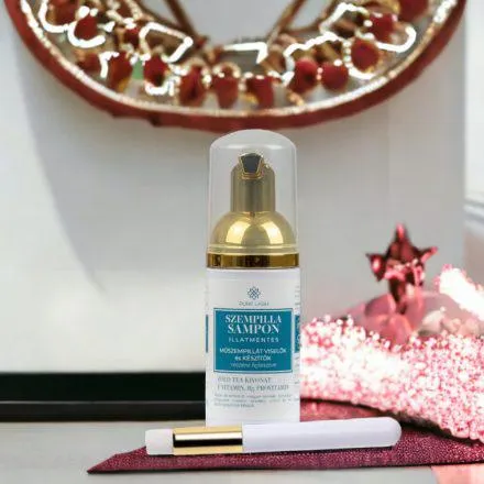 Illatmentes szempillasampon haboló flakonban ecsettel - 30 ml