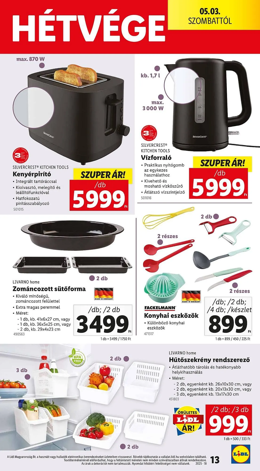 Katalógus Lidl akciós újság április 30.-tól május 4.-ig 2025. - Oldal 13