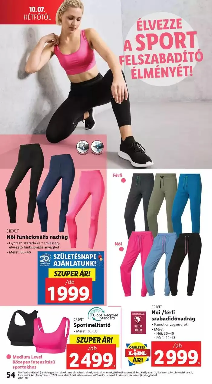 Katalógus Akciós újság – 40. hét október 3.-tól október 9.-ig 2024. - Oldal 54