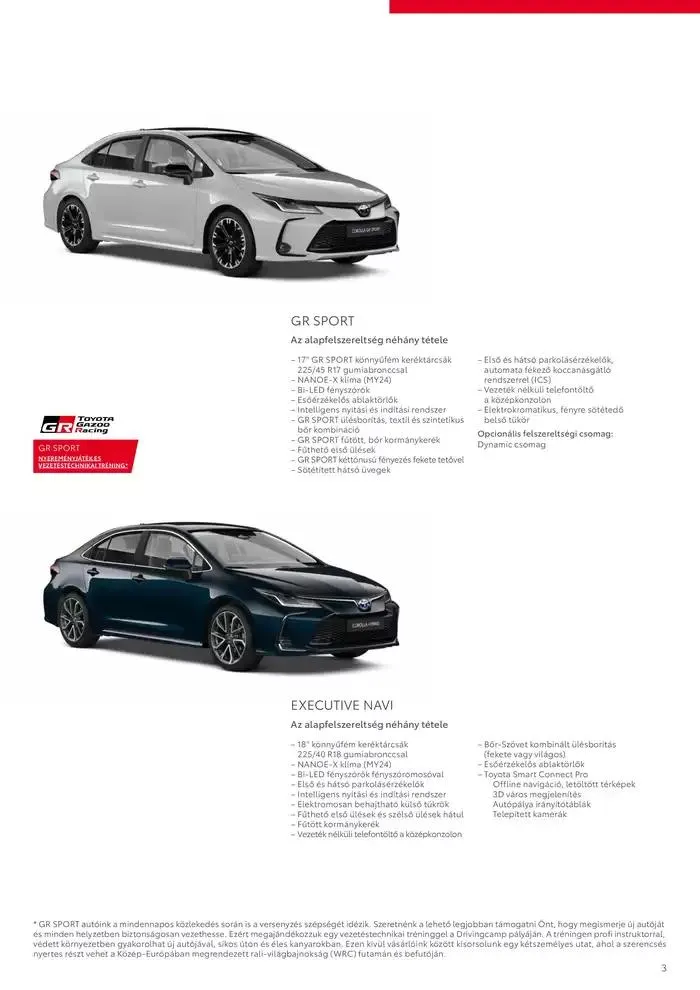 Katalógus Toyota Corolla Sedan október 2.-tól október 2.-ig 2025. - Oldal 3