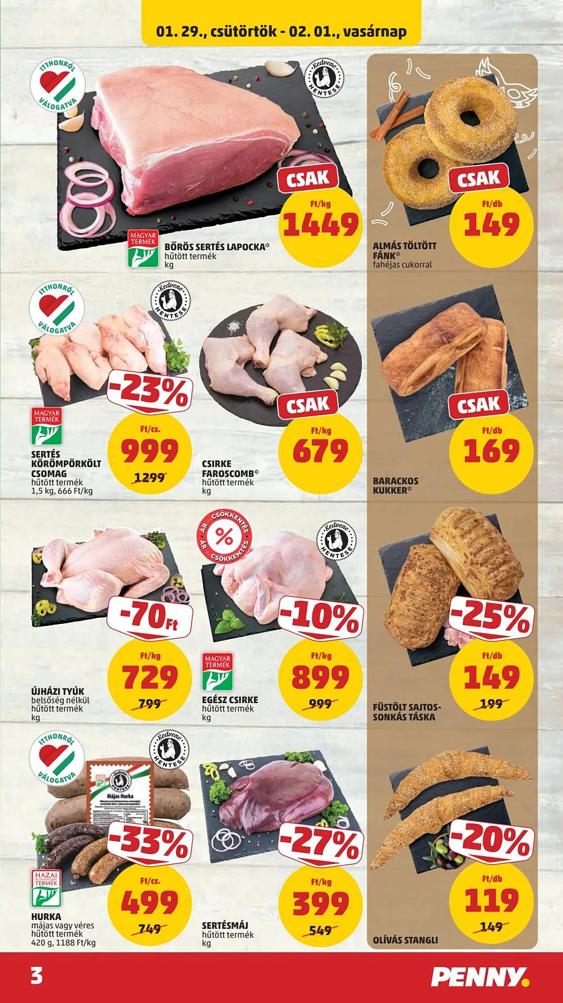 Katalógus PENNY akciós újság január 29.-tól február 4.-ig 2026. - Oldal 3