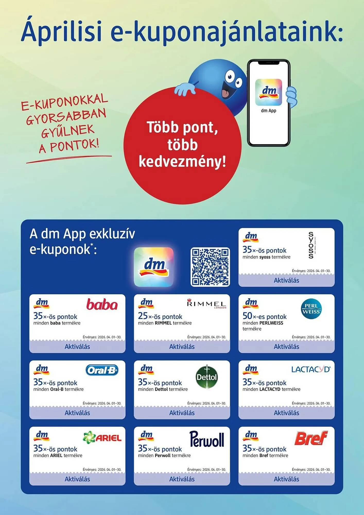 Katalógus DM akciós újság április 1.-tól április 30.-ig 2026. - Oldal 1
