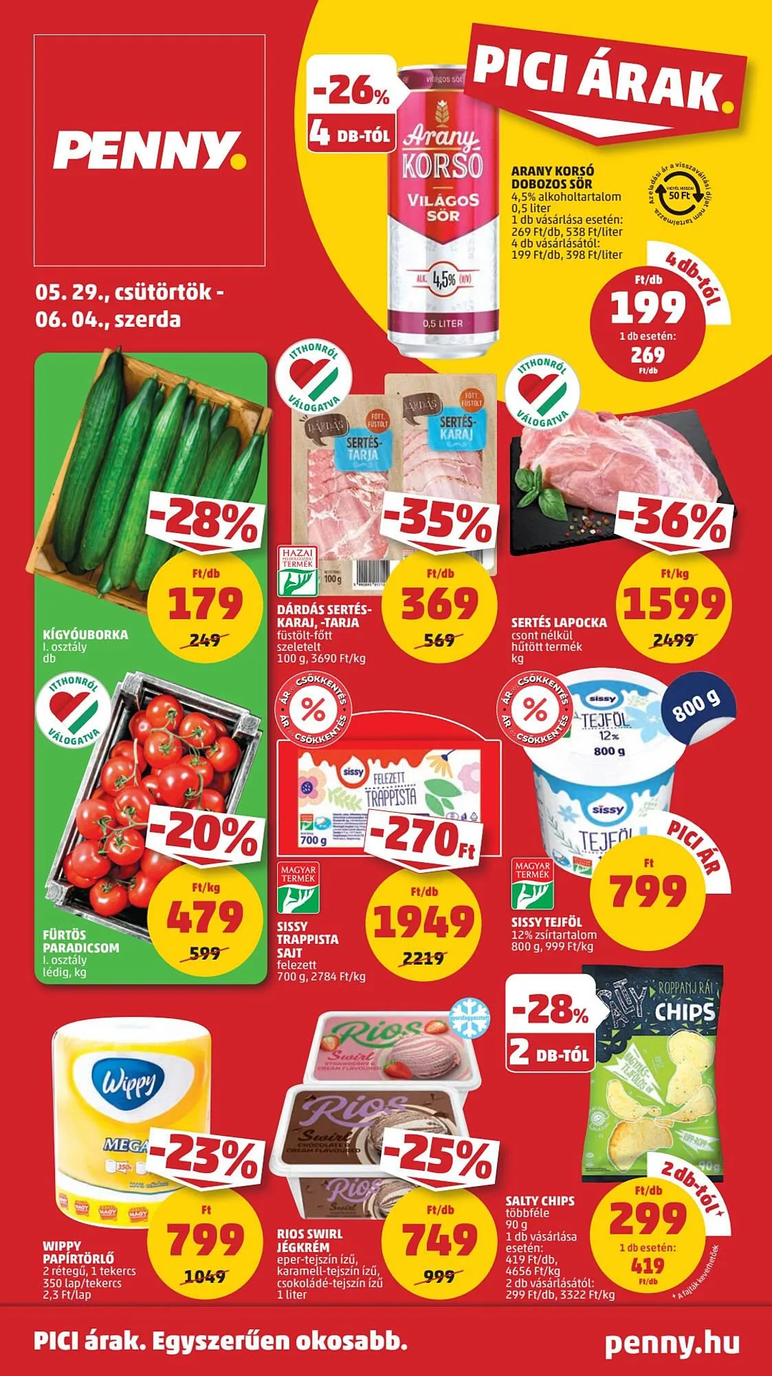 Katalógus PENNY akciós újság május 29.-tól június 4.-ig 2025. - Oldal 1