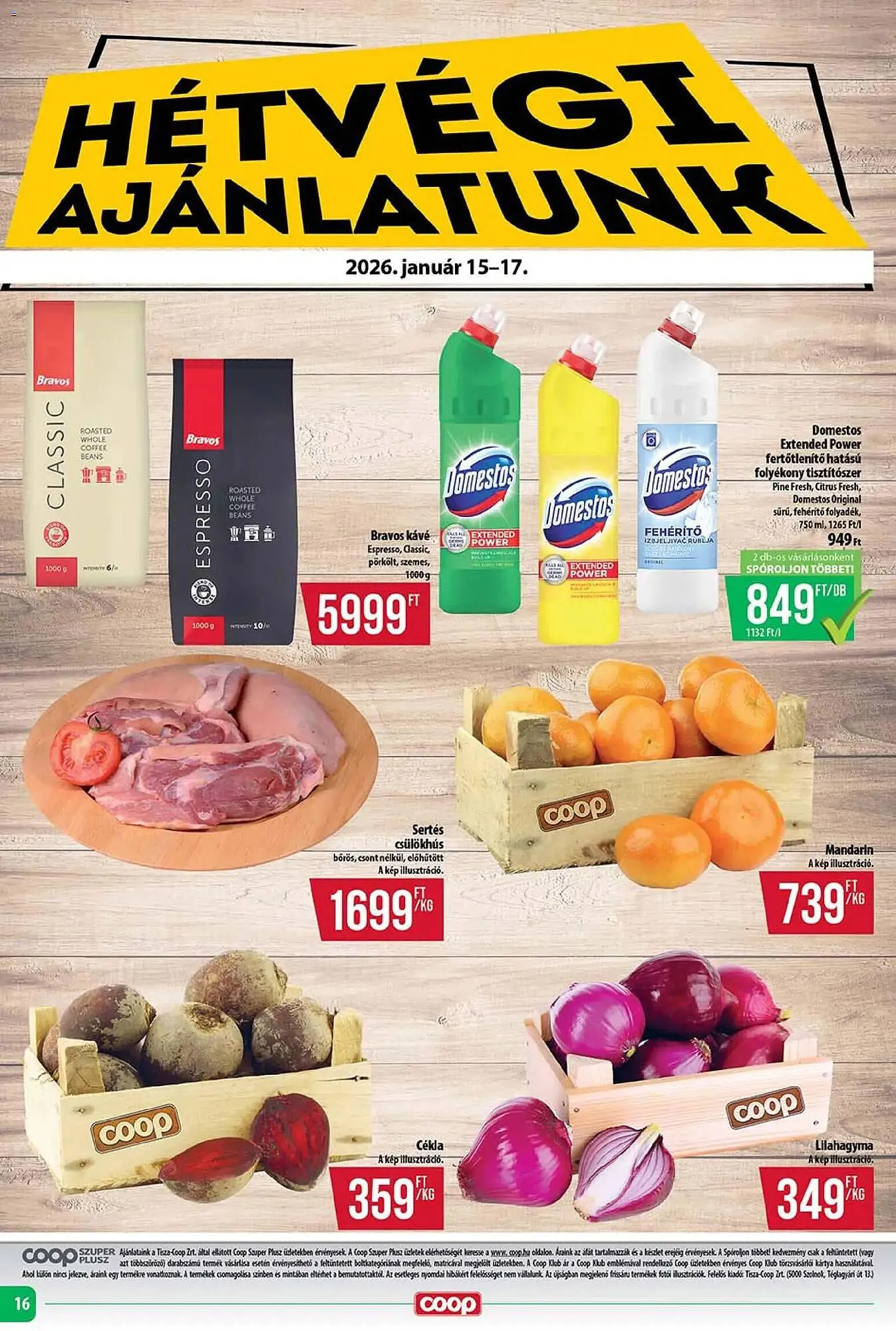 Katalógus Coop akciós újság január 15.-tól január 21.-ig 2026. - Oldal 16