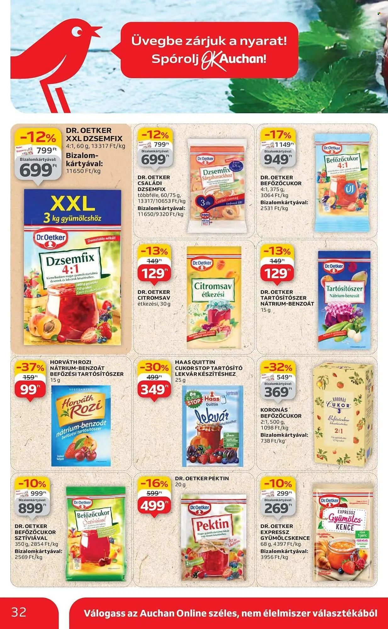 Katalógus Auchan akciós újság július 3.-tól július 9.-ig 2025. - Oldal 32
