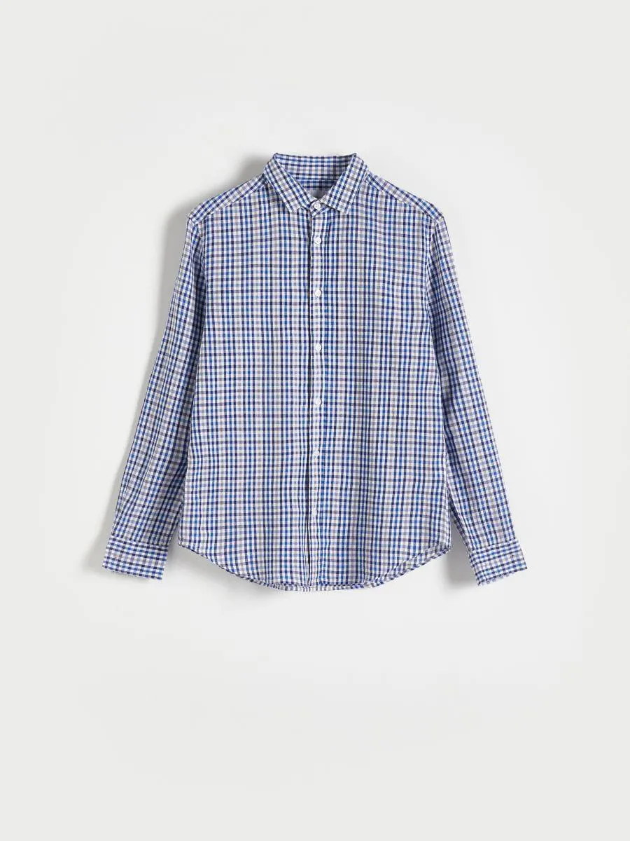 Regular fit ing lenkeverékből