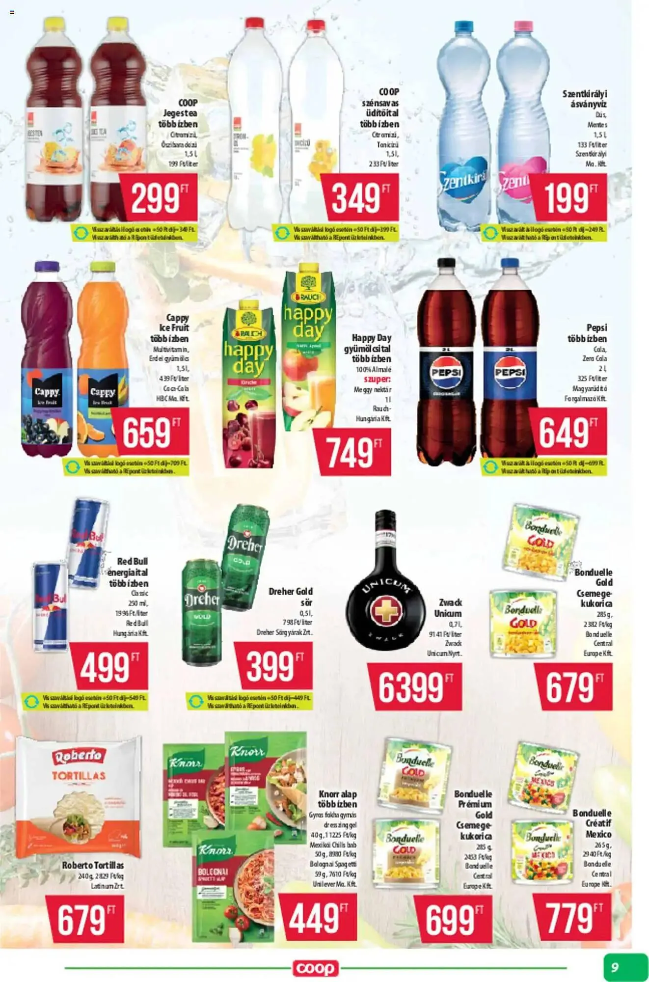 Katalógus Coop akciós újság március 20.-tól március 26.-ig 2025. - Oldal 9