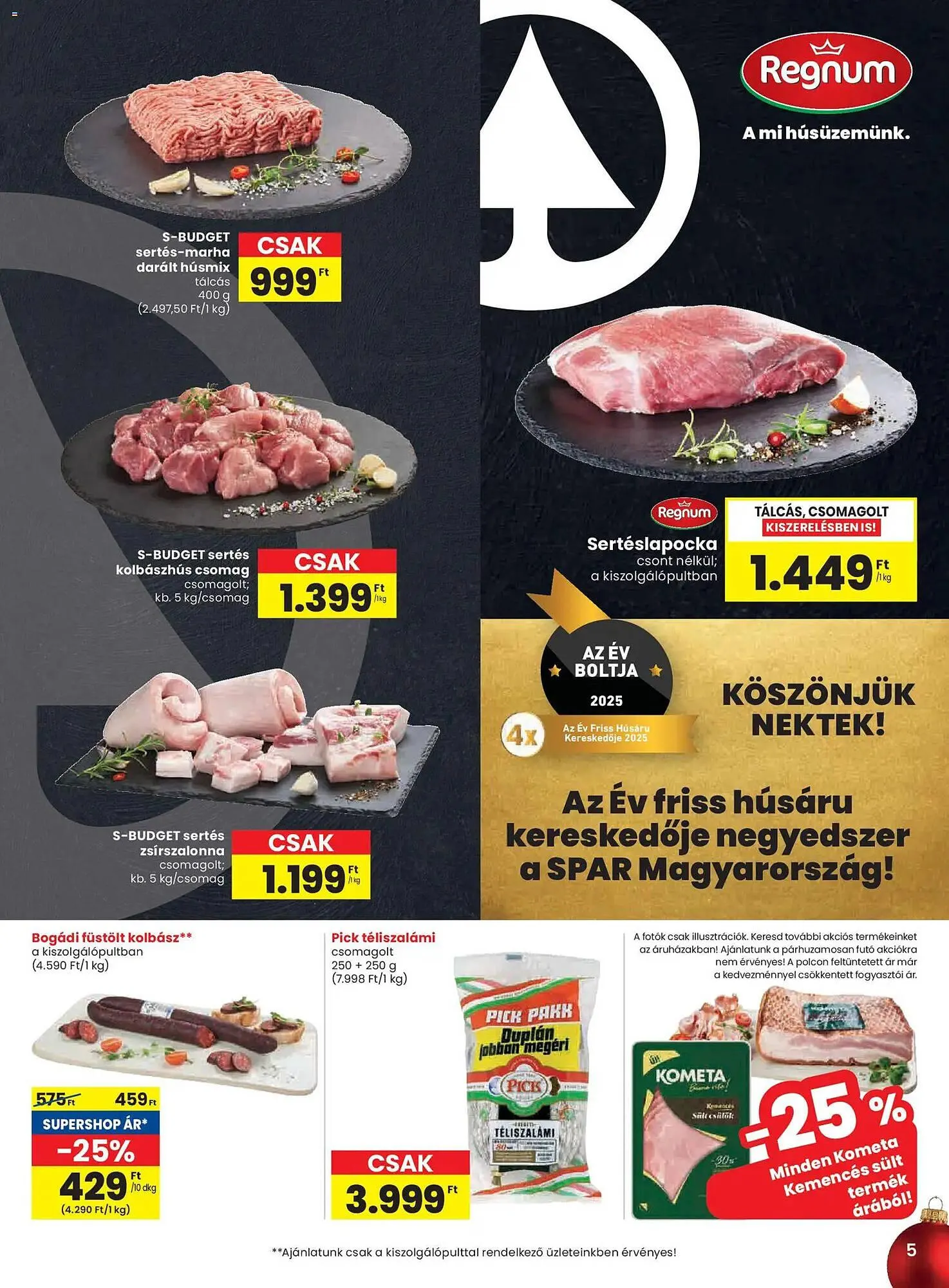 Katalógus Spar akciós újság december 4.-tól december 10.-ig 2025. - Oldal 5