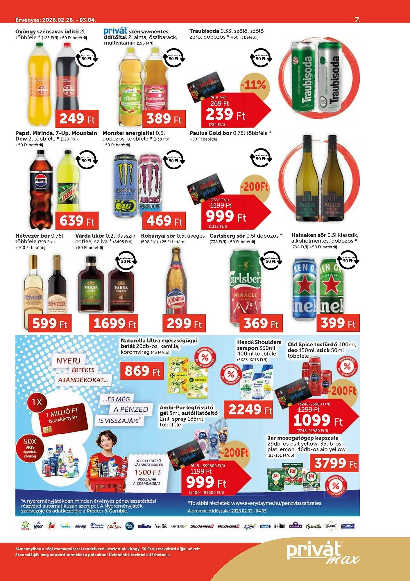 Katalógus PRIVÁT akciós újság február 26.-tól március 4.-ig 2026. - Oldal 7