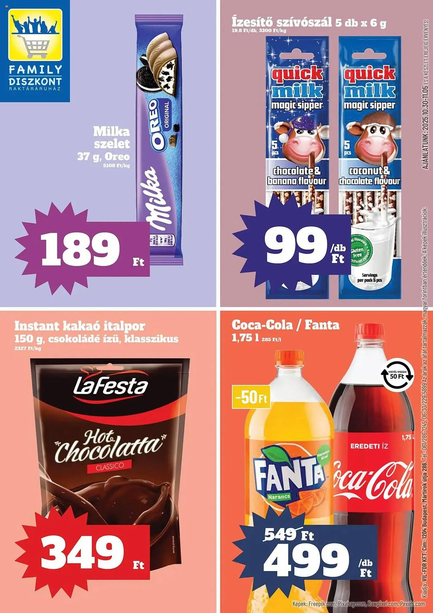 Family Diszkont akciós újság - 1