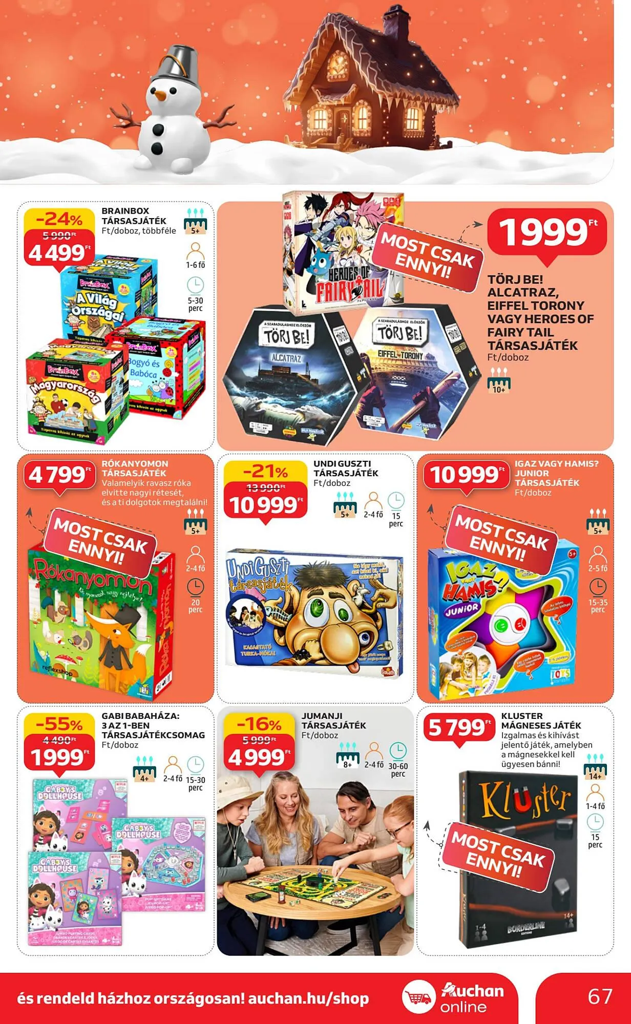 Katalógus Auchan akciós újság december 4.-tól december 10.-ig 2025. - Oldal 67
