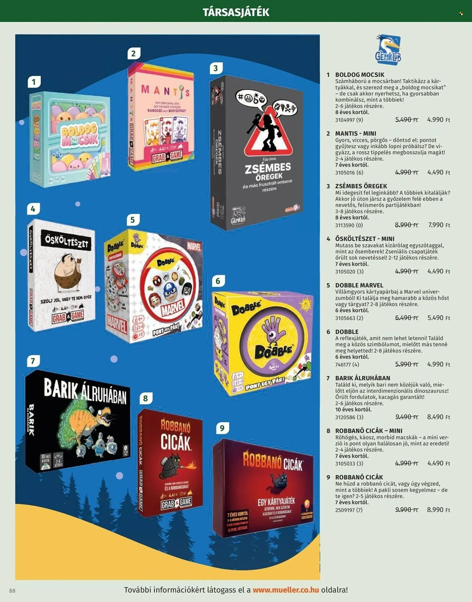 Katalógus Müller akciós újság október 27.-tól december 31.-ig 2025. - Oldal 88