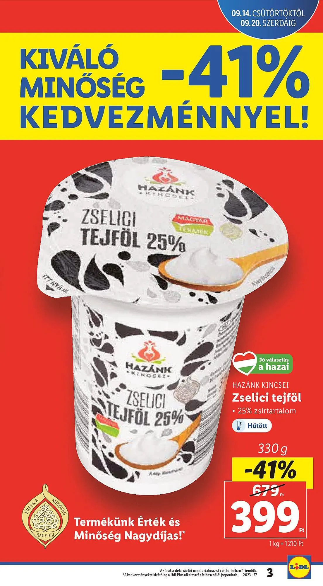 Katalógus Lidl akciós újság szeptember 14.-tól szeptember 20.-ig 2023. - Oldal 3