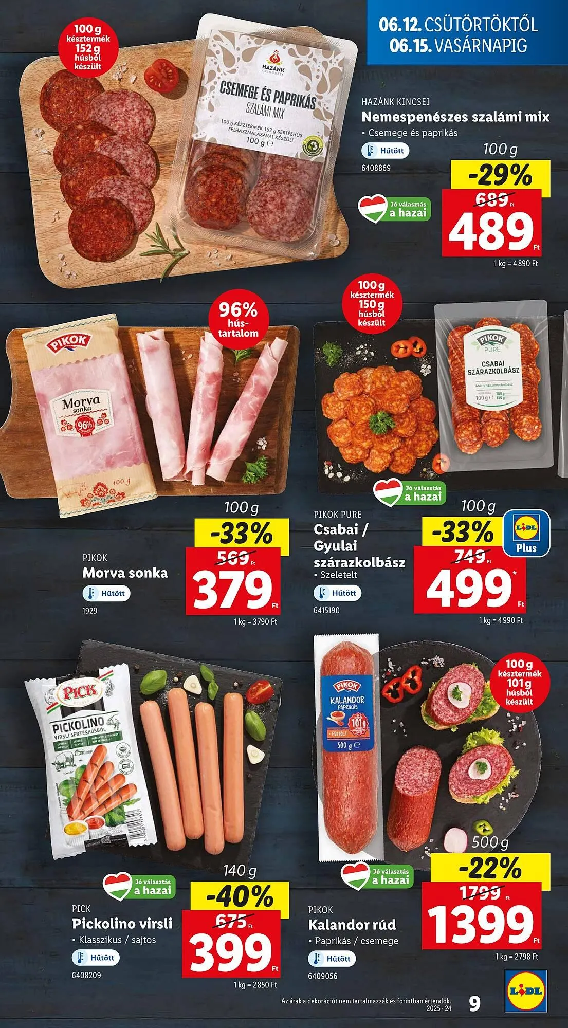 Katalógus Lidl akciós újság június 12.-tól június 18.-ig 2025. - Oldal 9