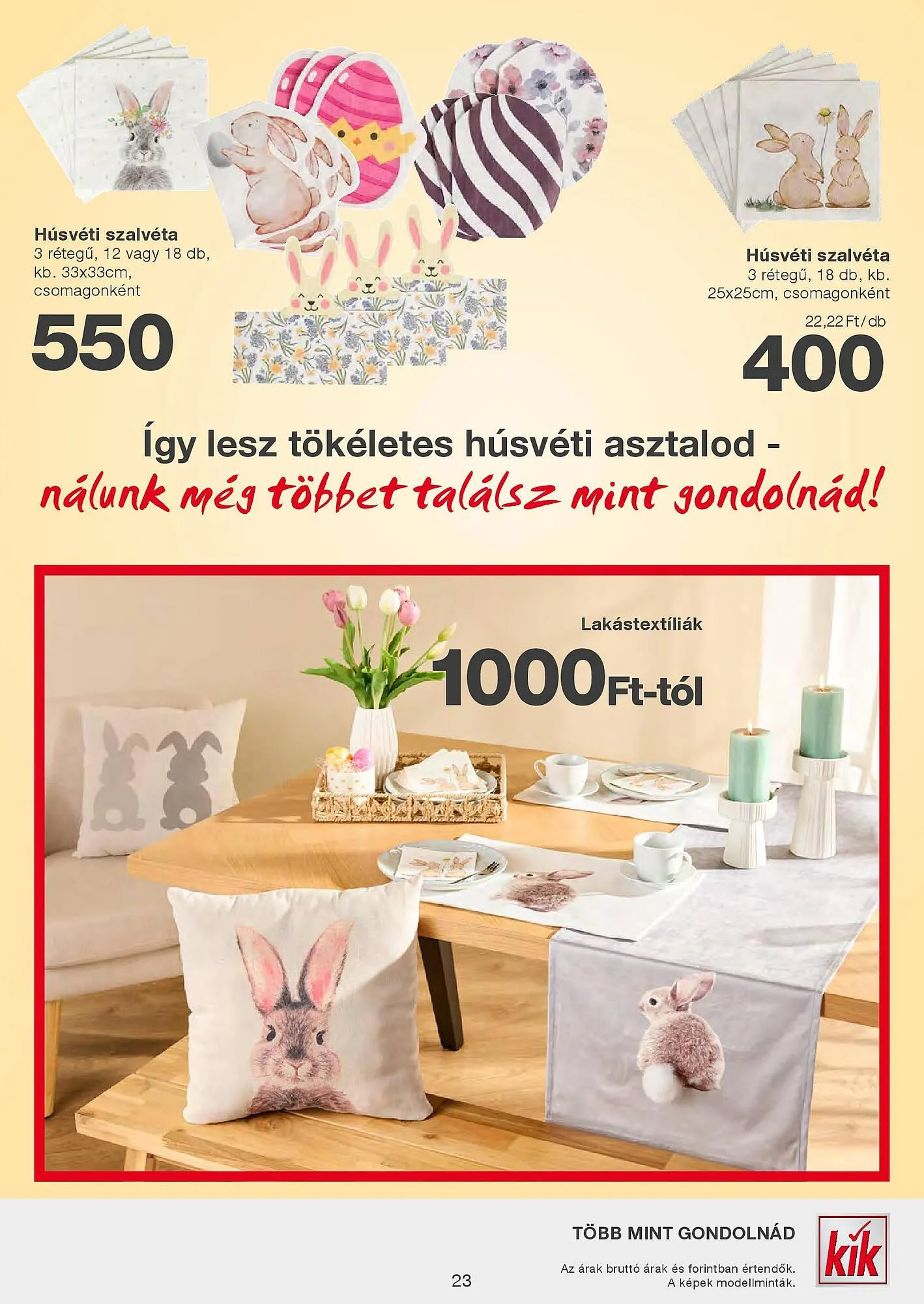 Katalógus Kik akciós újság március 28.-tól április 6.-ig 2025. - Oldal 23