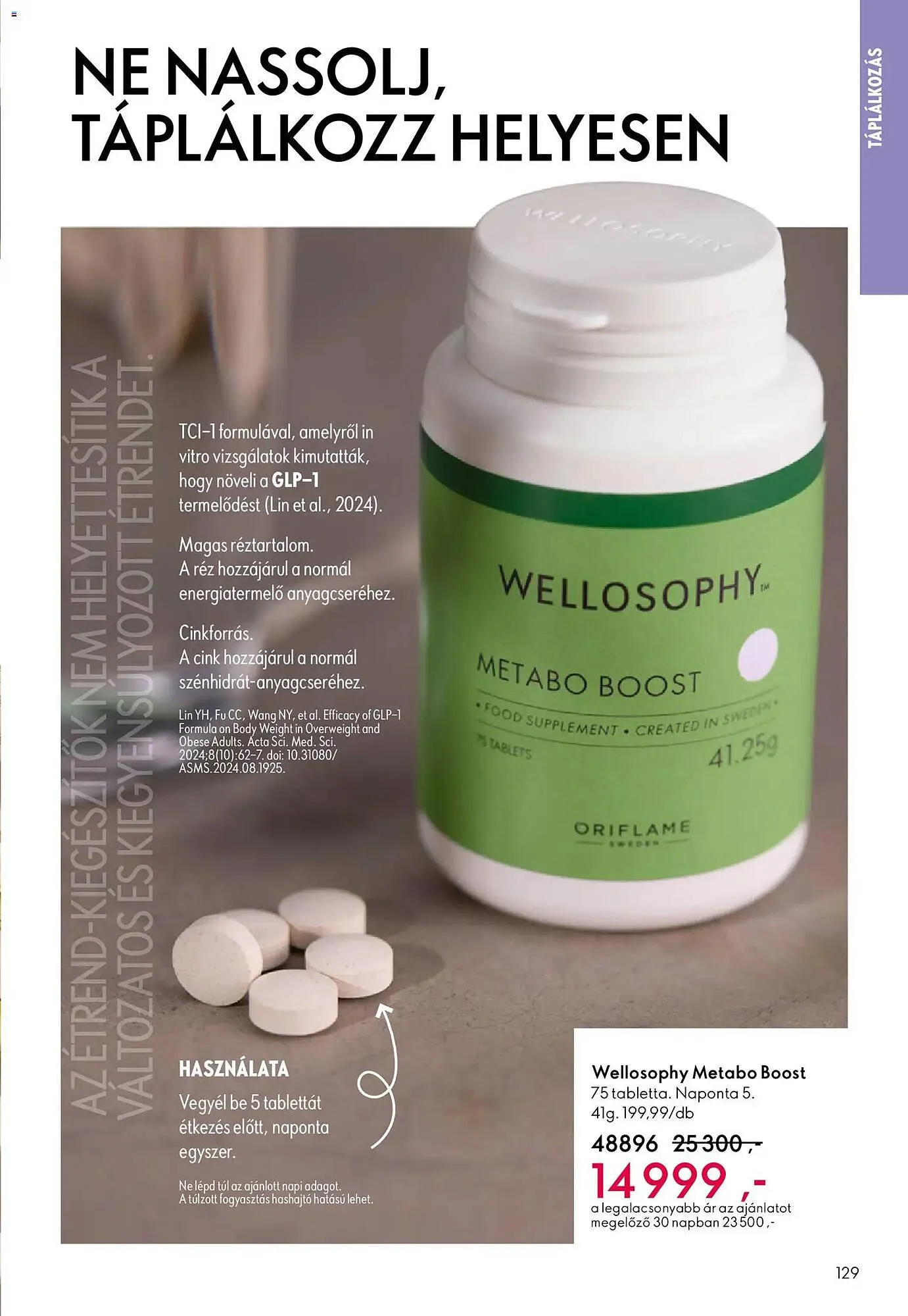 Katalógus Oriflame katalógus november 12.-tól december 2.-ig 2025. - Oldal 129