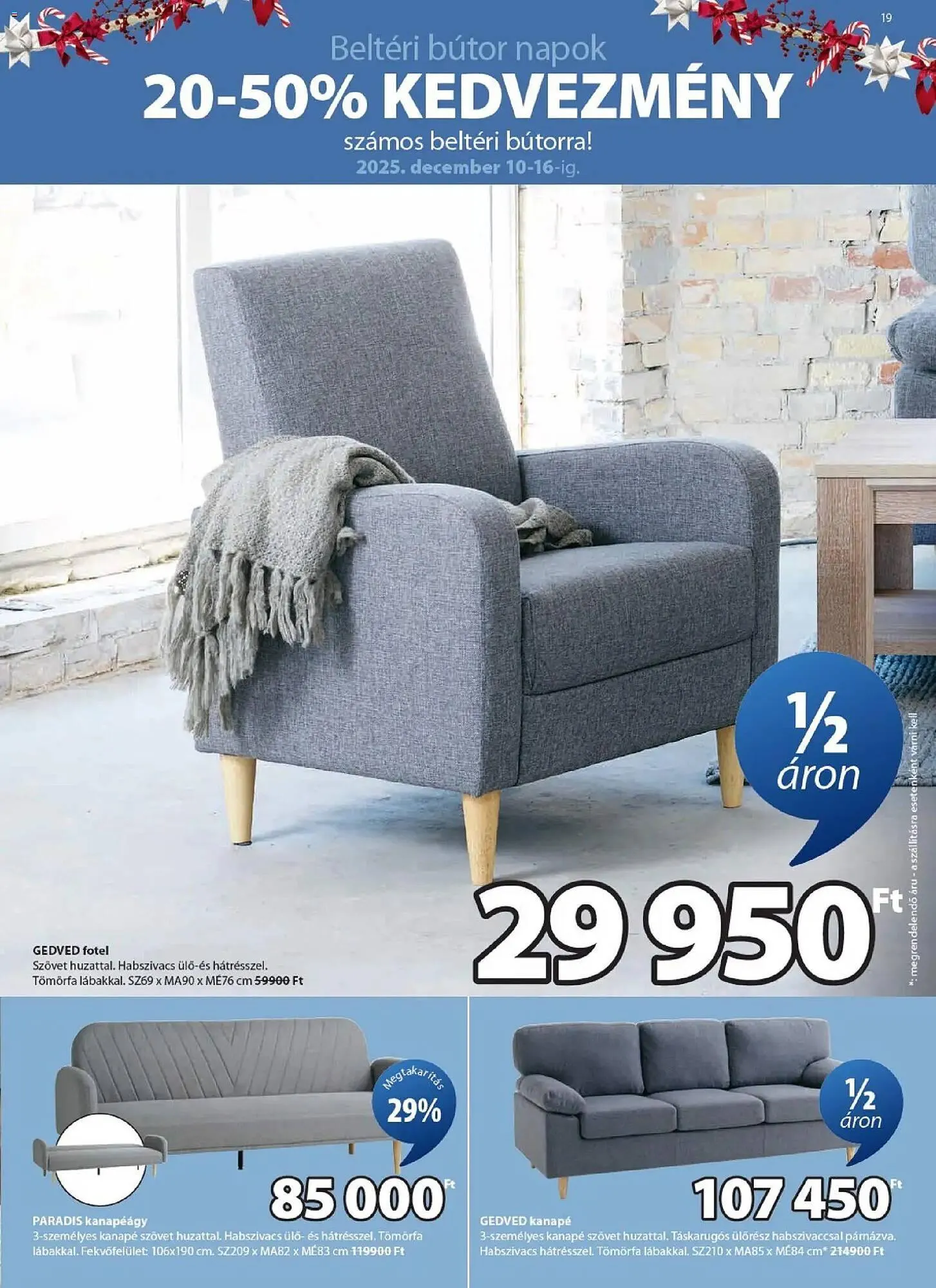 Katalógus JYSK akciós újság december 10.-tól december 16.-ig 2025. - Oldal 19