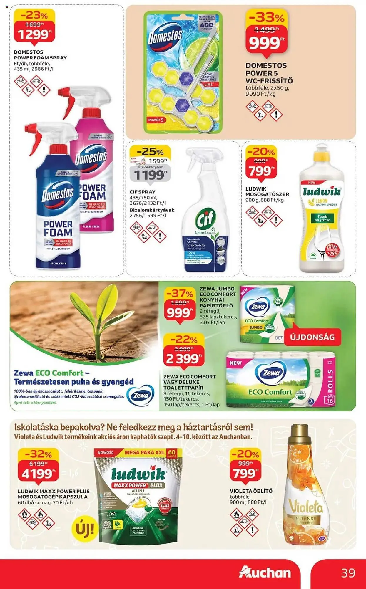 Katalógus Auchan akciós újság szeptember 4.-tól szeptember 10.-ig 2025. - Oldal 39