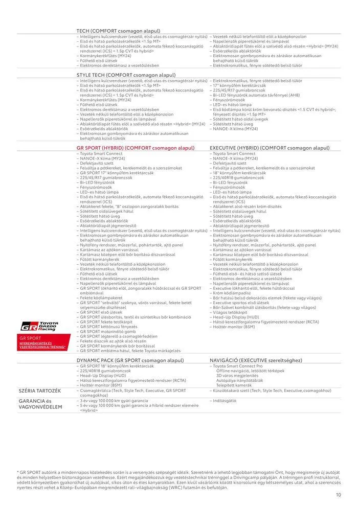 Katalógus Toyota Corolla Sedan szeptember 13.-tól szeptember 13.-ig 2025. - Oldal 10