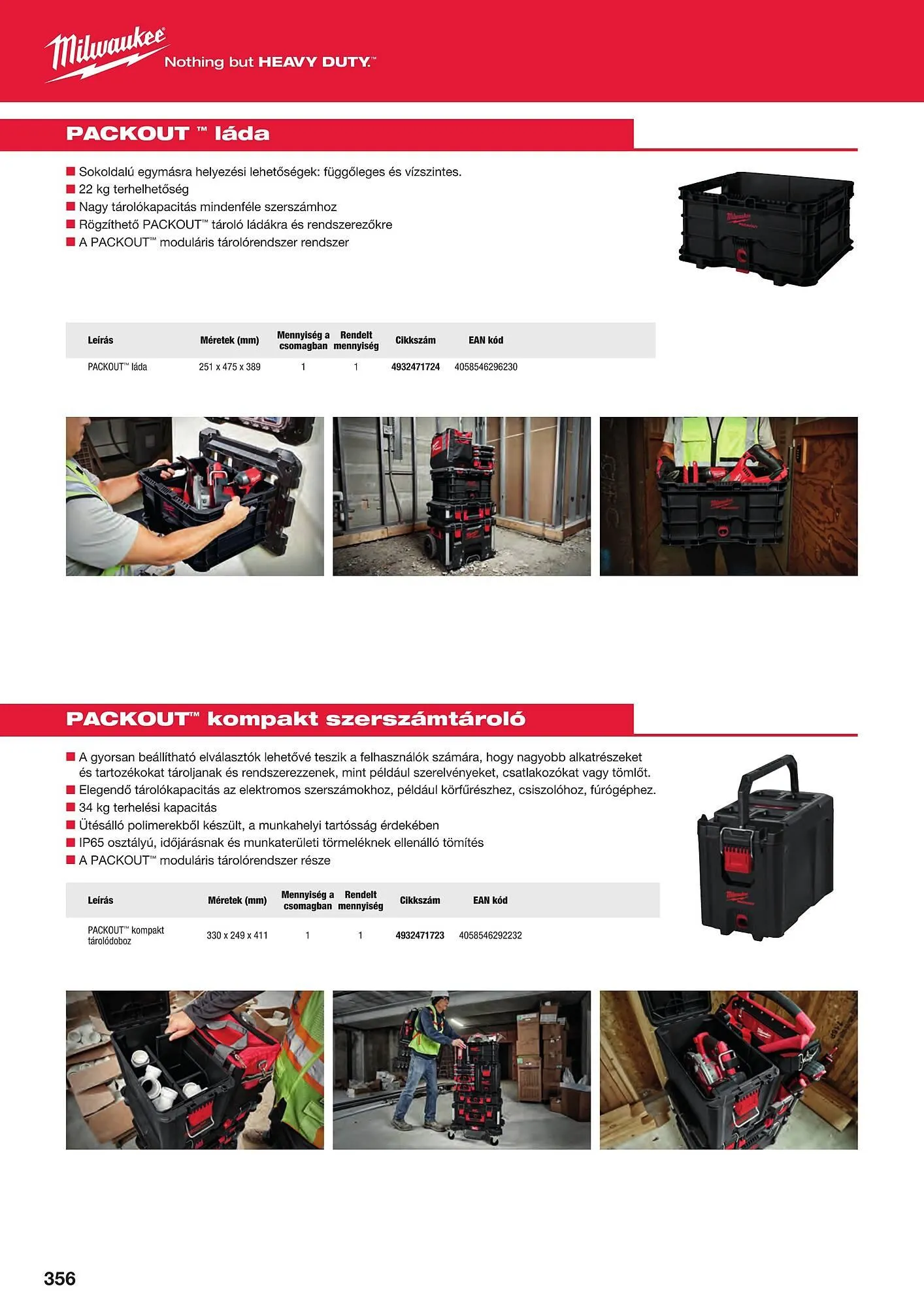 Katalógus Milwaukeetool akciós újság augusztus 14.-tól december 31.-ig 2024. - Oldal 356