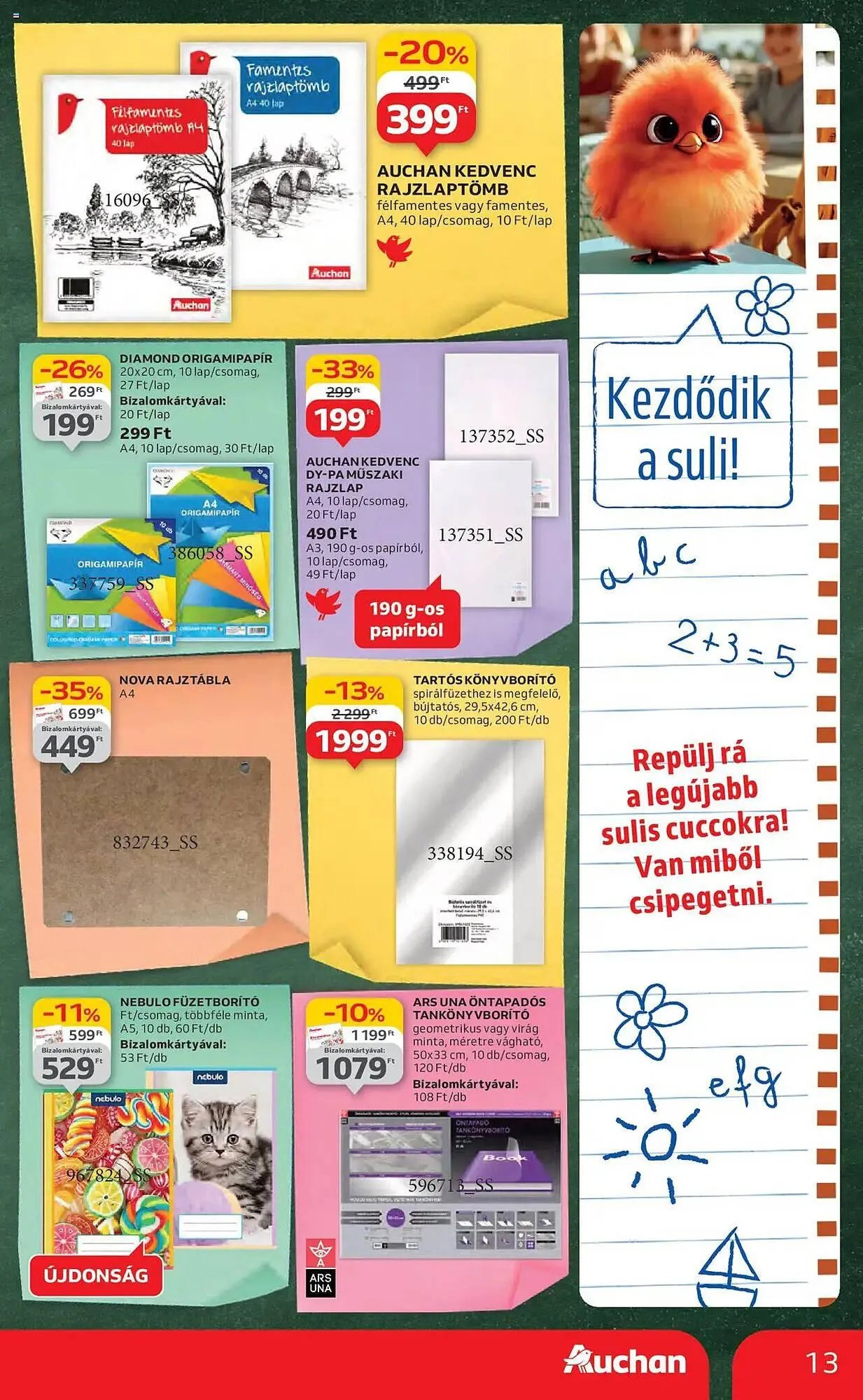 Katalógus Auchan akciós újság július 24.-tól augusztus 6.-ig 2025. - Oldal 13
