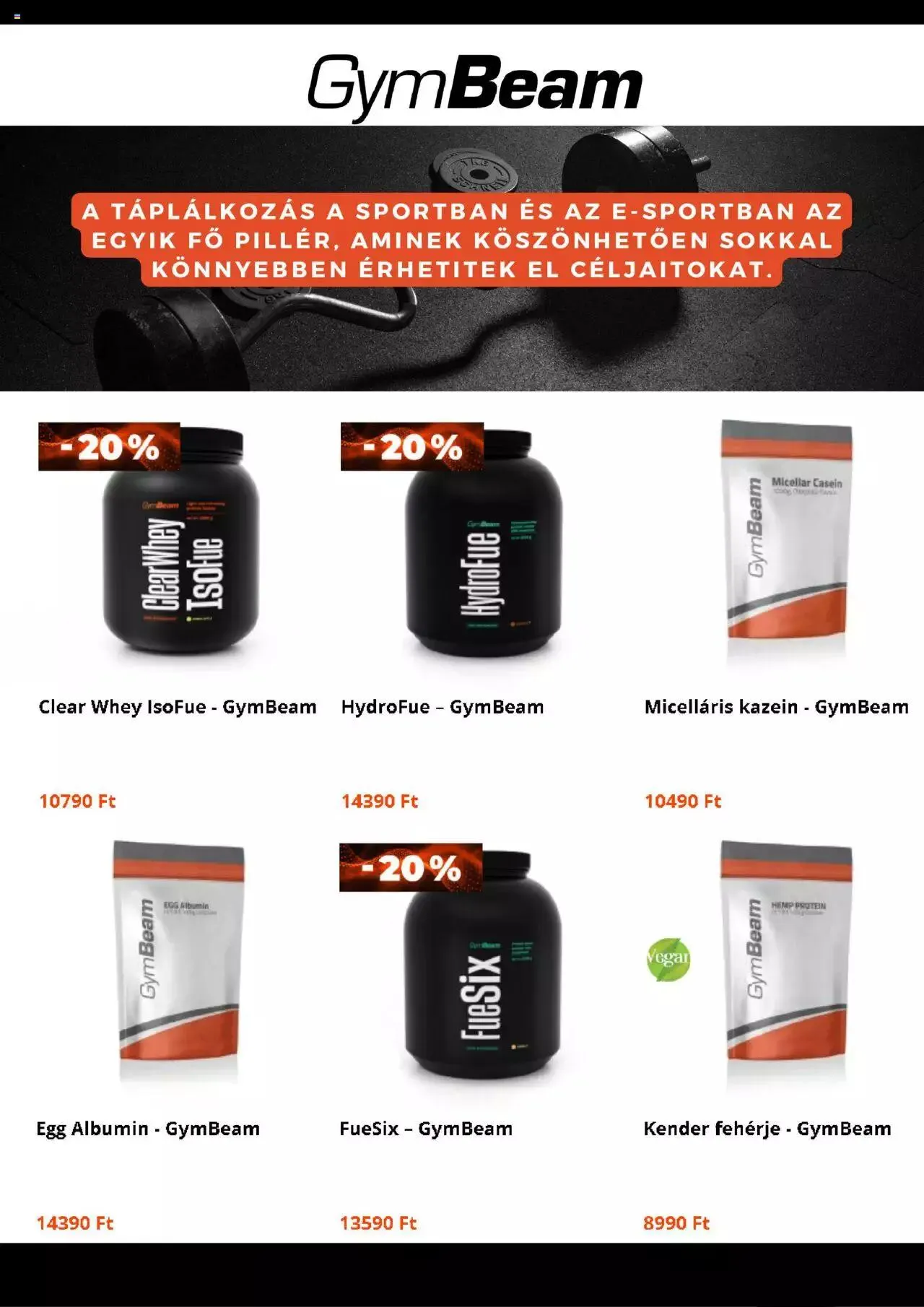 Katalógus GymBeam Akciós újság augusztus 16.-tól december 31.-ig 2023. - Oldal 5