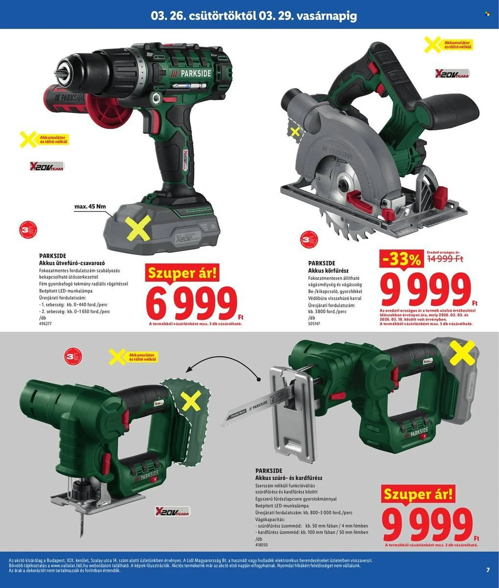 Katalógus Lidl akciós újság március 26.-tól március 29.-ig 2026. - Oldal 7