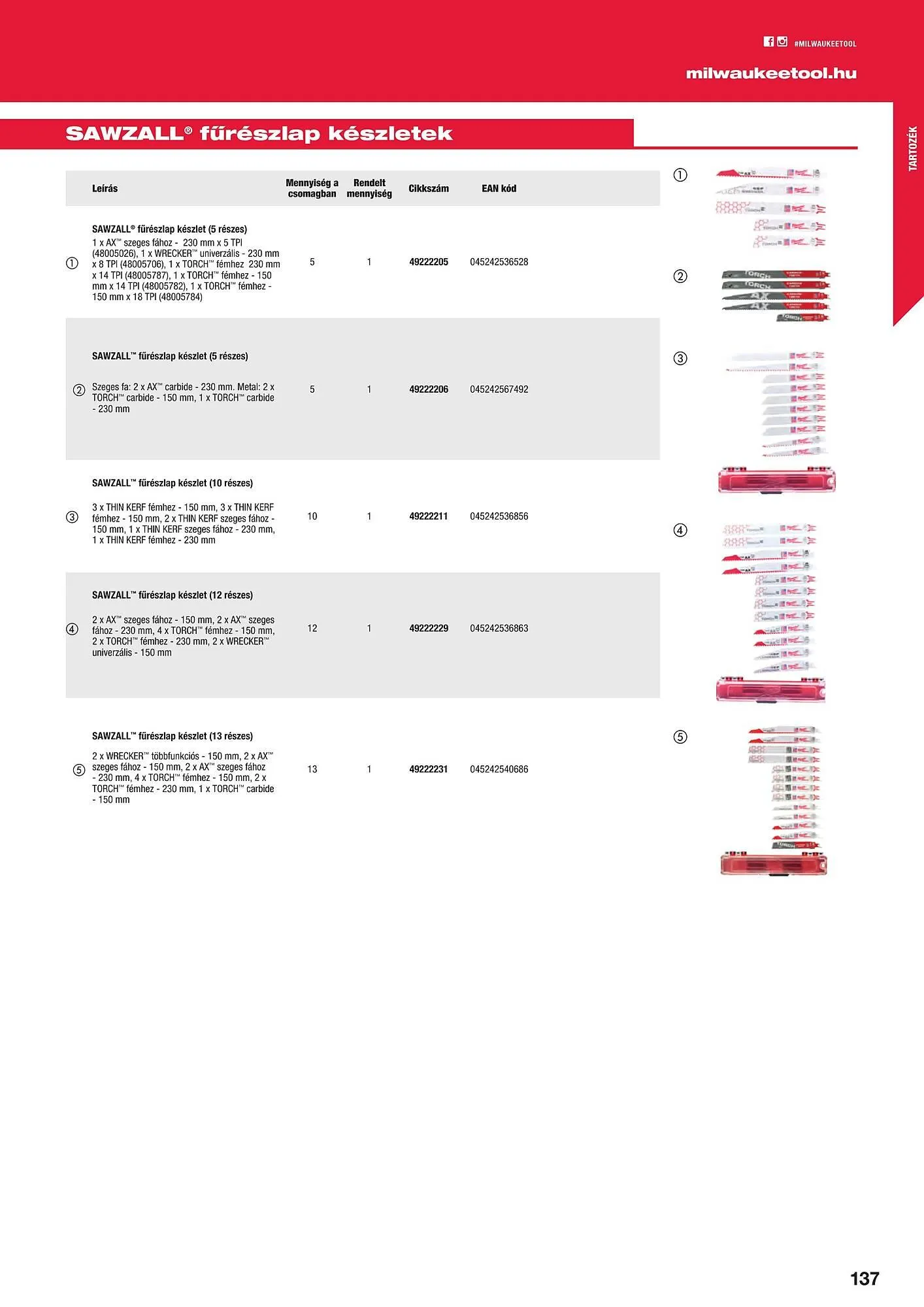Katalógus Milwaukee akciós újság szeptember 16.-tól december 31.-ig 2025. - Oldal 137