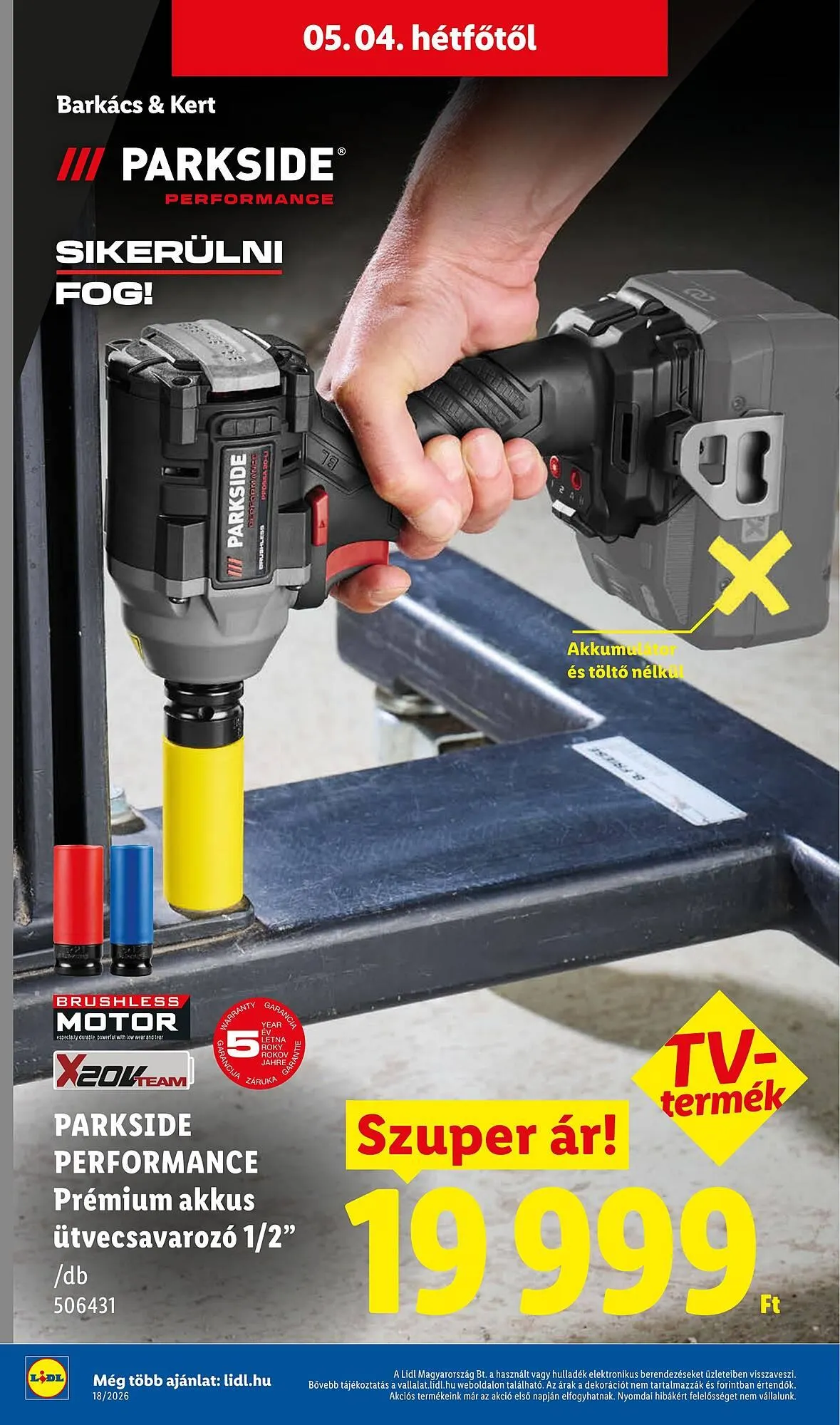 Katalógus Lidl akciós újság április 30.-tól május 6.-ig 2026. - Oldal 16