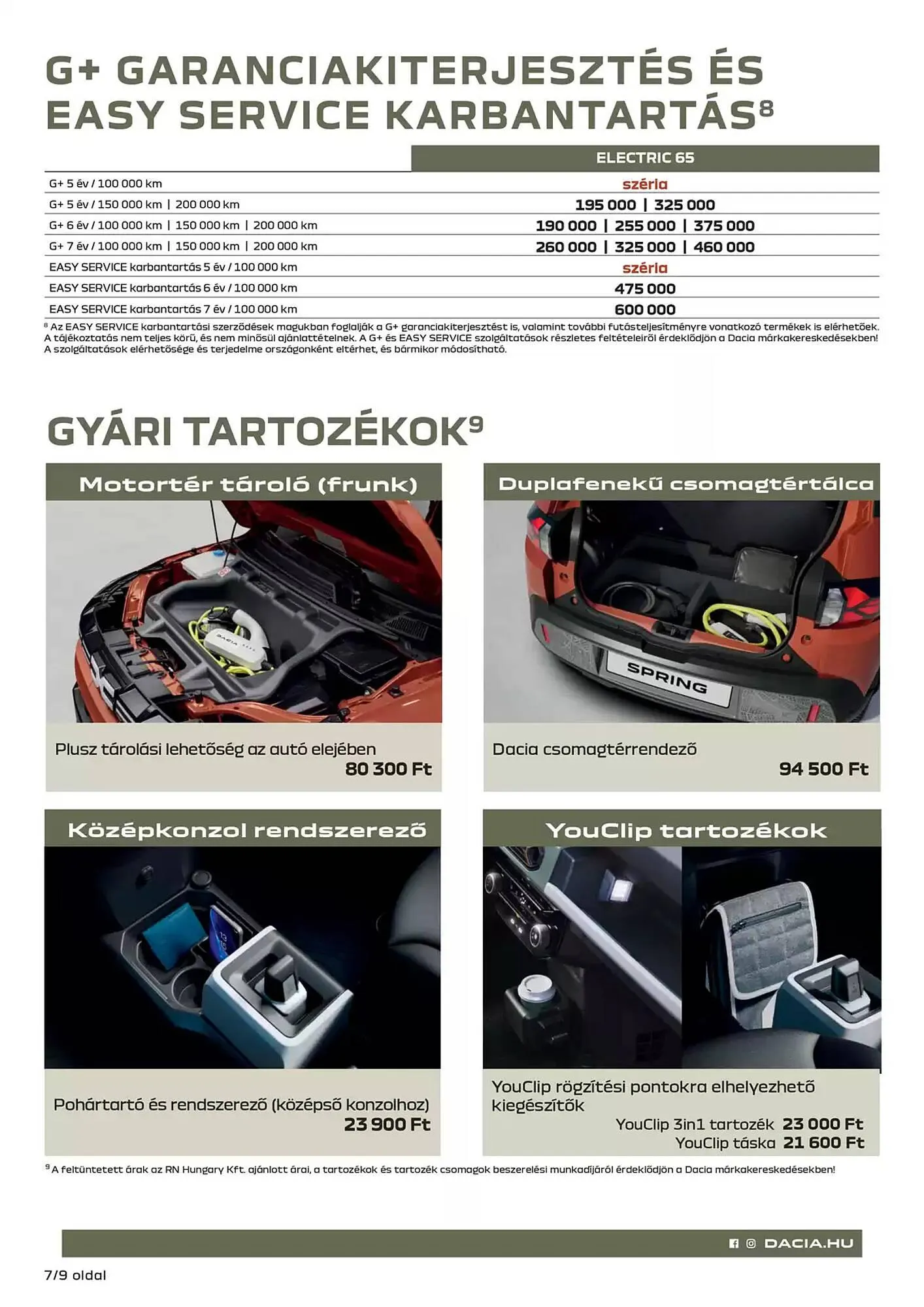 Katalógus Dacia akciós újság január 6.-tól június 30.-ig 2025. - Oldal 7