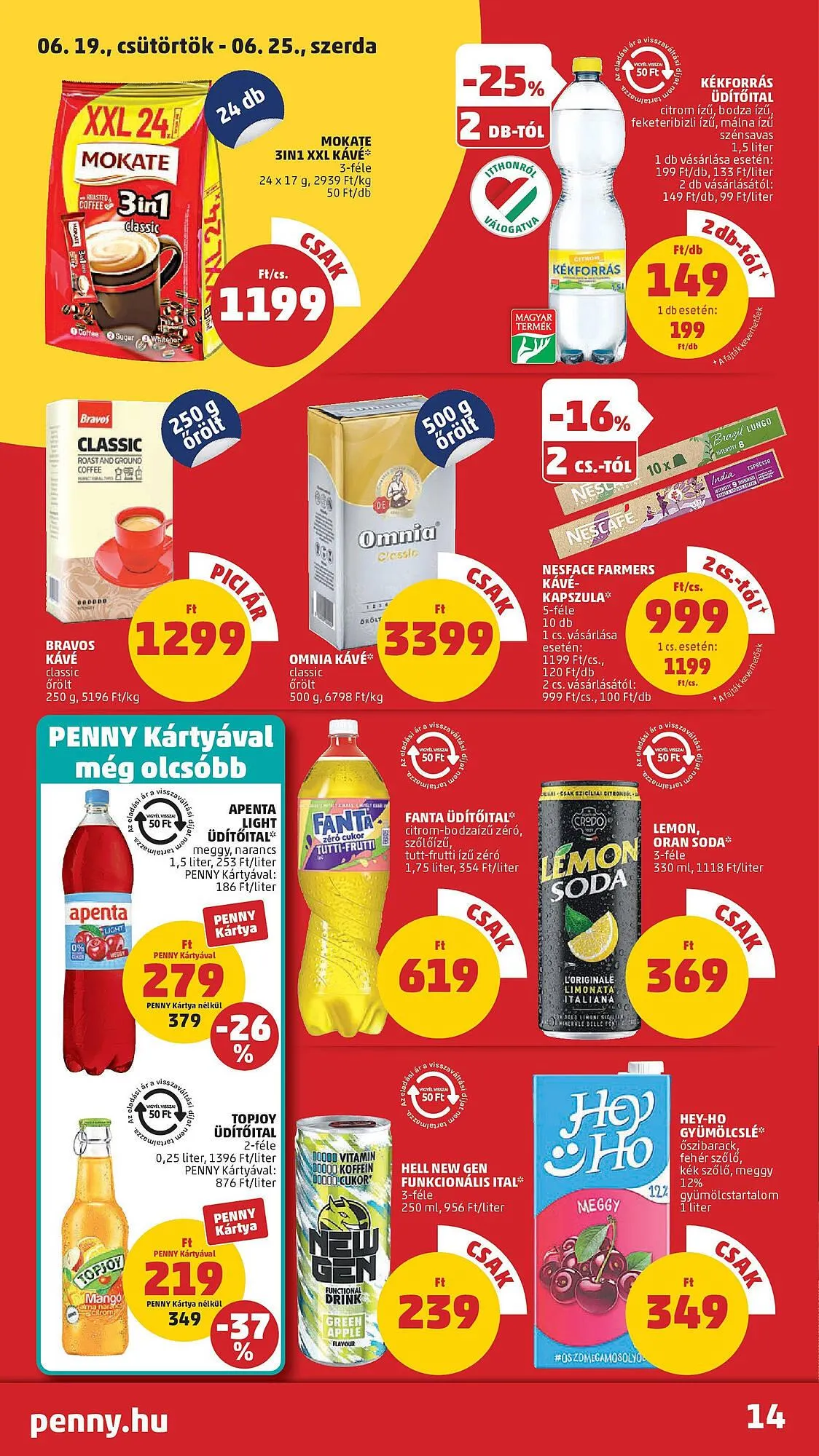 Katalógus PENNY akciós újság június 19.-tól június 25.-ig 2025. - Oldal 14