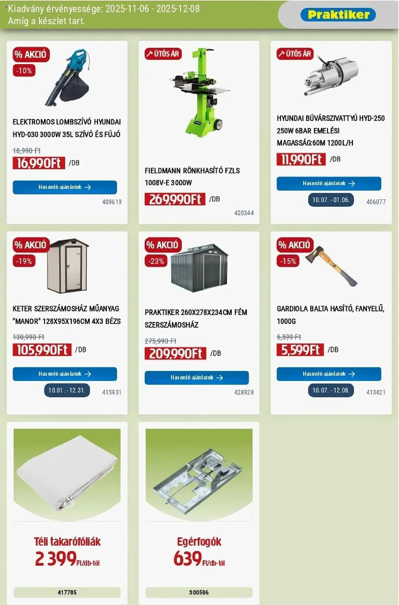 Katalógus Praktiker akciós újság november 6.-tól december 8.-ig 2025. - Oldal 13