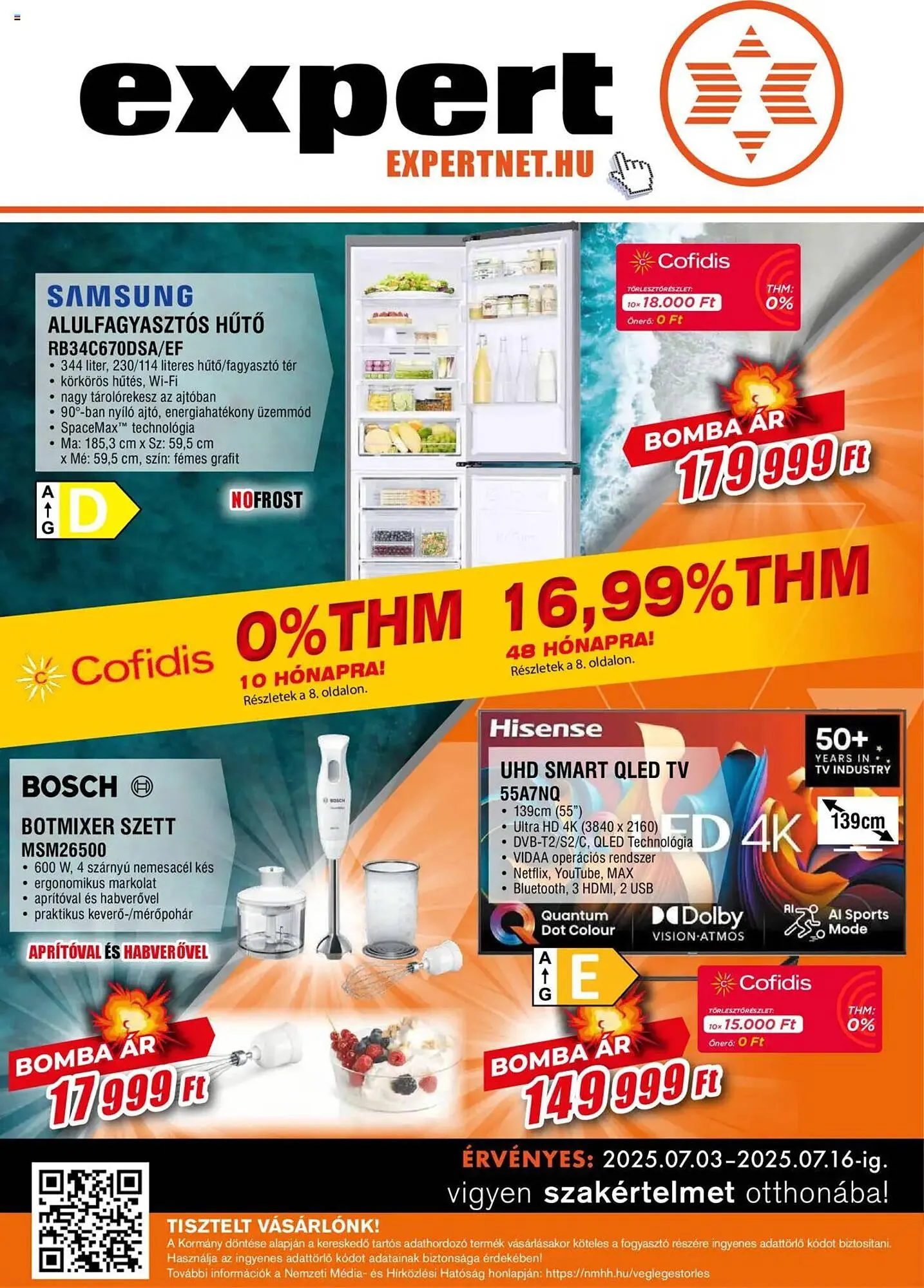 Katalógus Expert akciós újság július 3.-tól július 16.-ig 2025. - Oldal 1