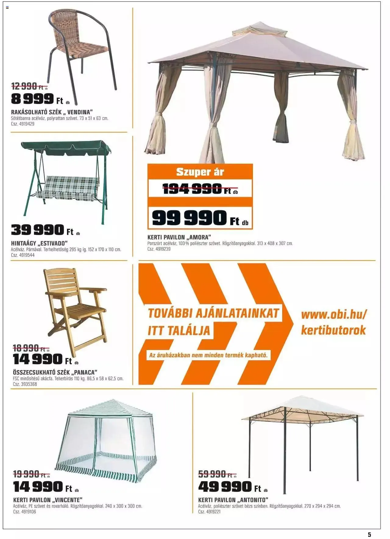 Katalógus OBI akciós újság július 5.-tól augusztus 4.-ig 2023. - Oldal 5