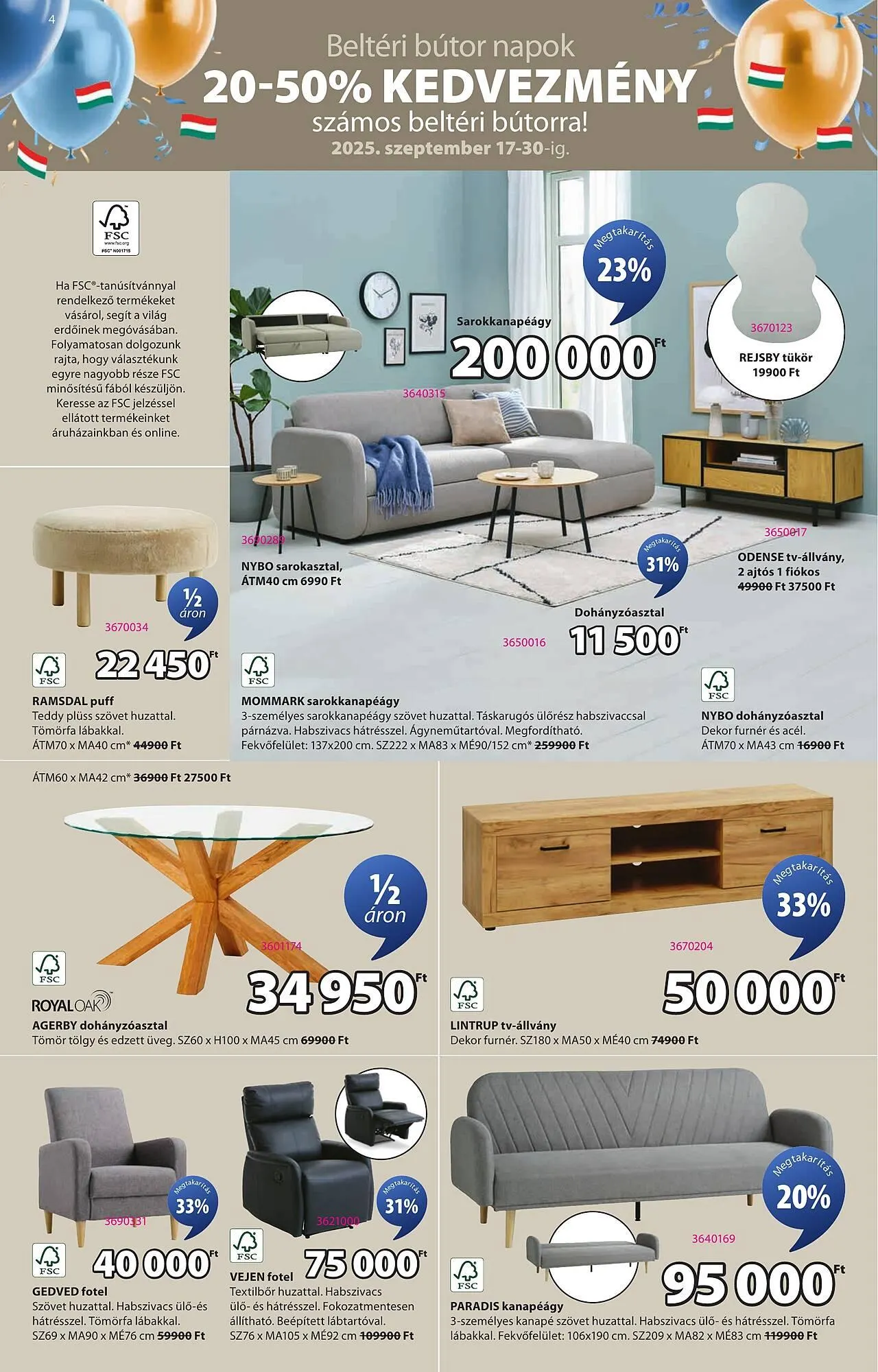 Katalógus JYSK akciós újság szeptember 17.-tól október 14.-ig 2025. - Oldal 4
