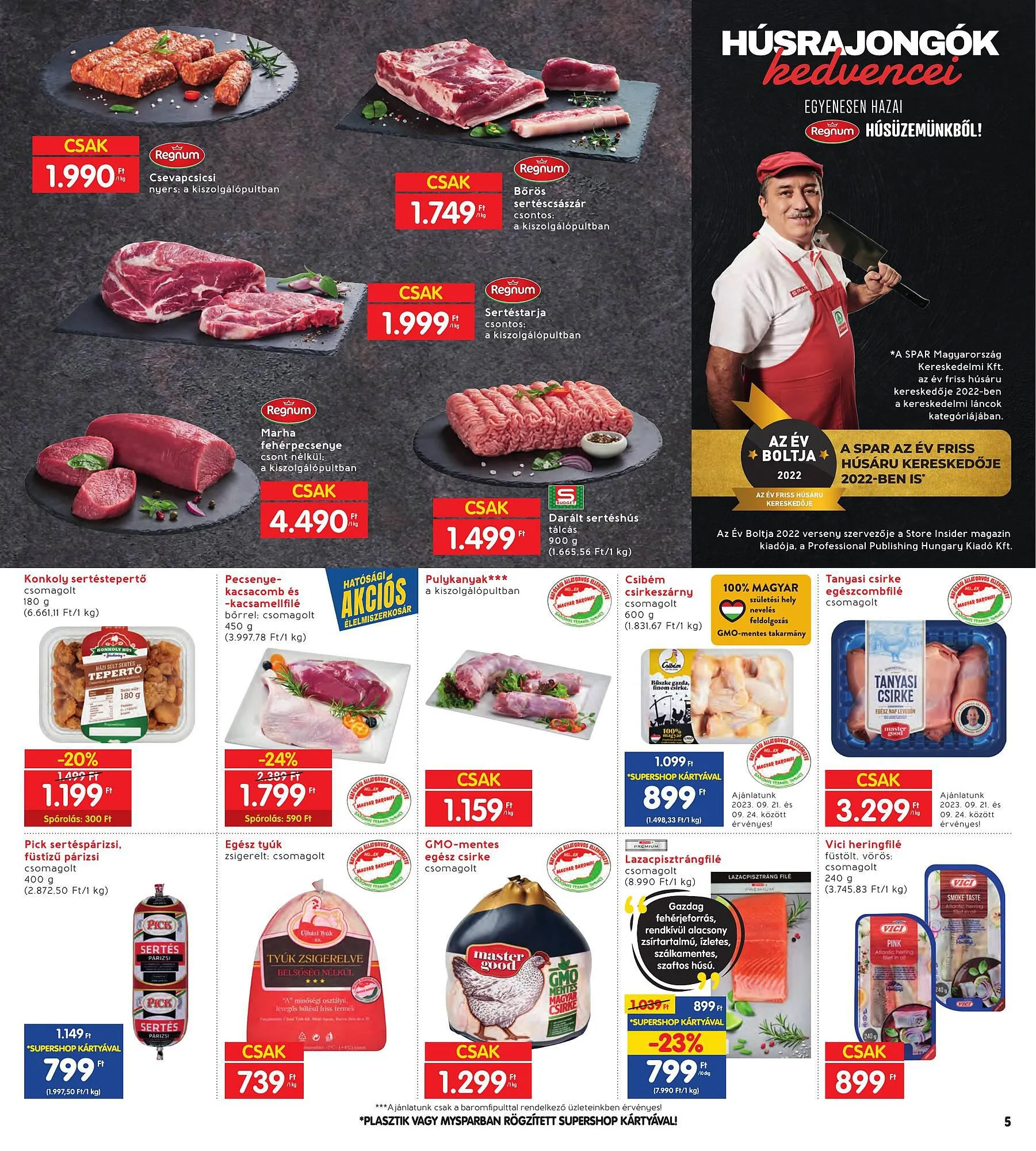 Katalógus Interspar akciós újság szeptember 21.-tól szeptember 27.-ig 2023. - Oldal 7