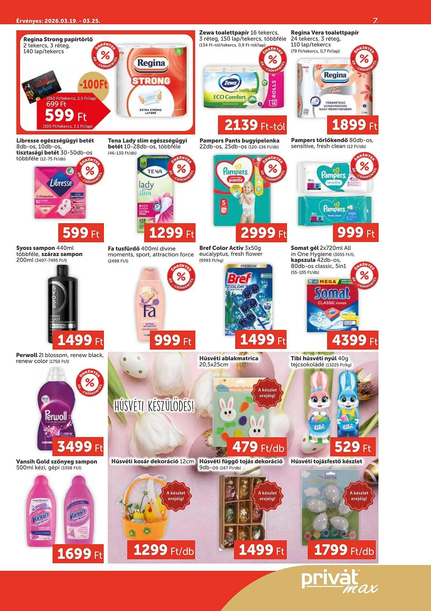 Katalógus PRIVÁT akciós újság március 19.-tól március 25.-ig 2026. - Oldal 7