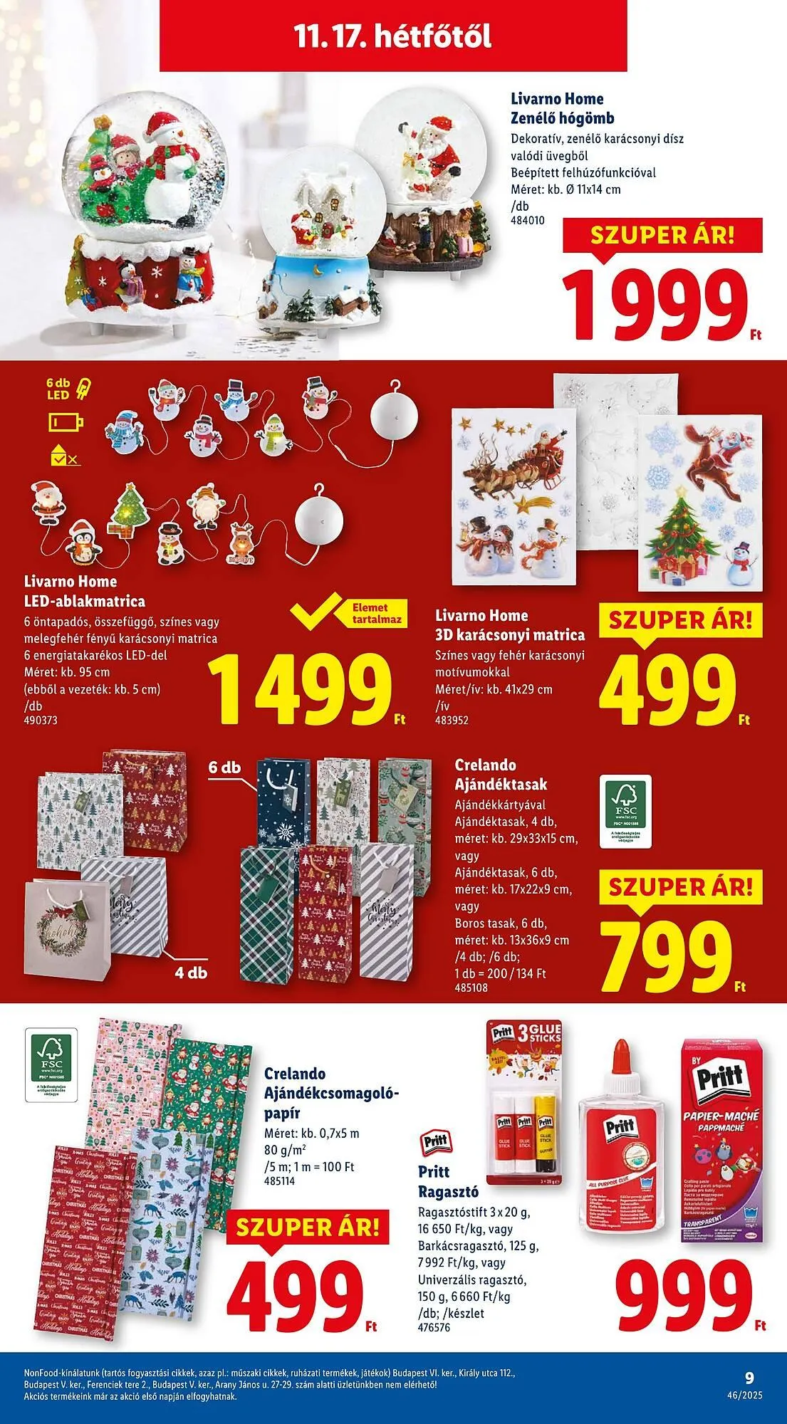 Katalógus Lidl akciós újság november 15.-tól november 19.-ig 2025. - Oldal 9