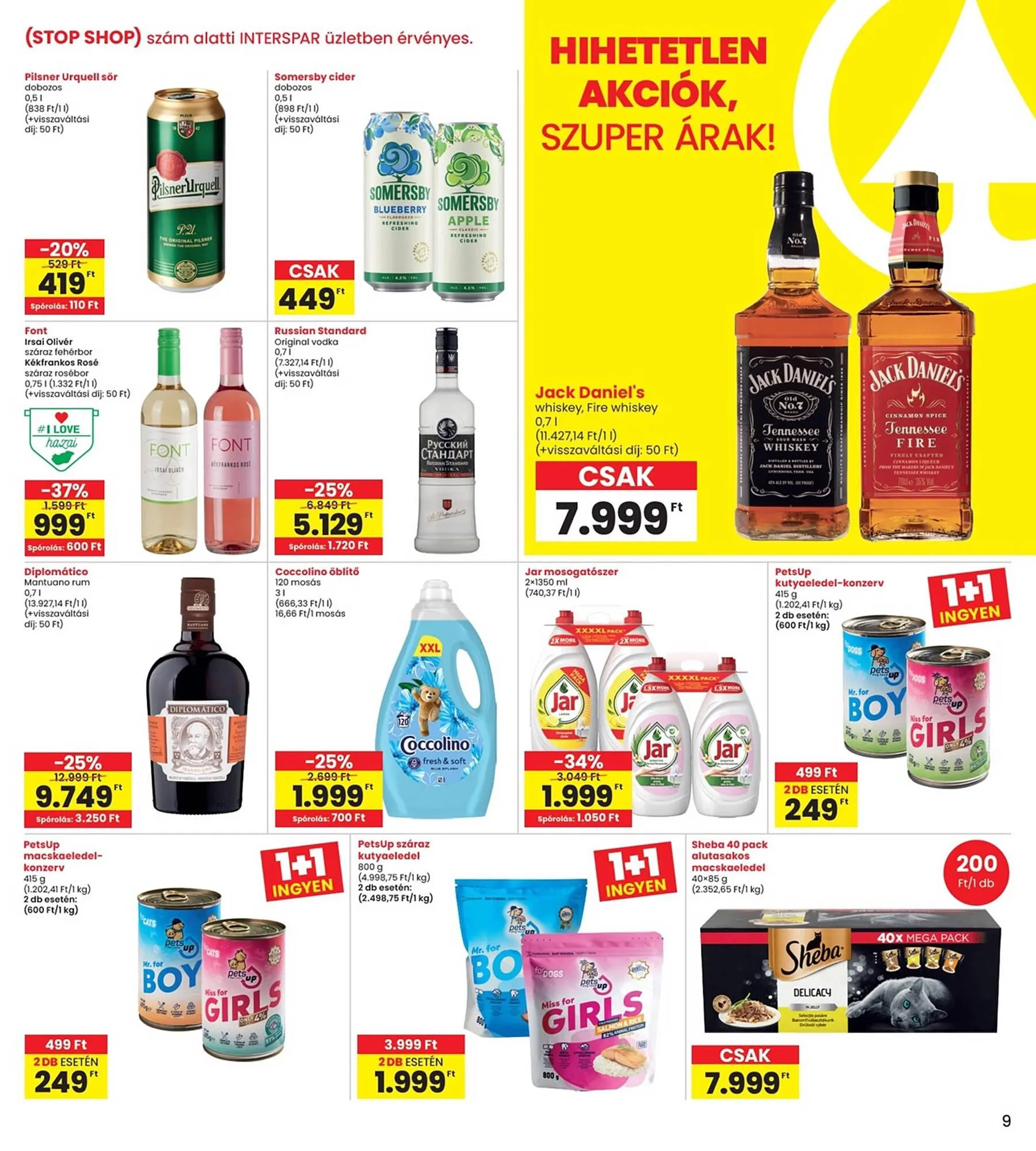 Katalógus Interspar akciós újság március 26.-tól április 4.-ig 2026. - Oldal 9