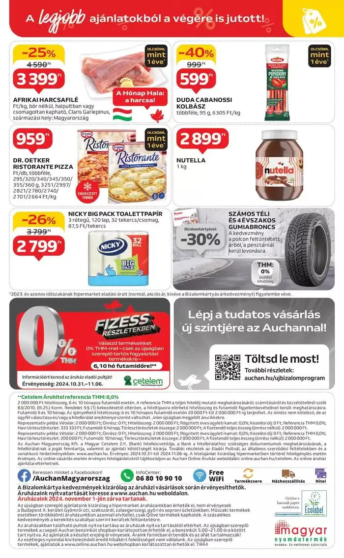 Katalógus Catalog Auchan október 28.-tól november 6.-ig 2024. - Oldal 62