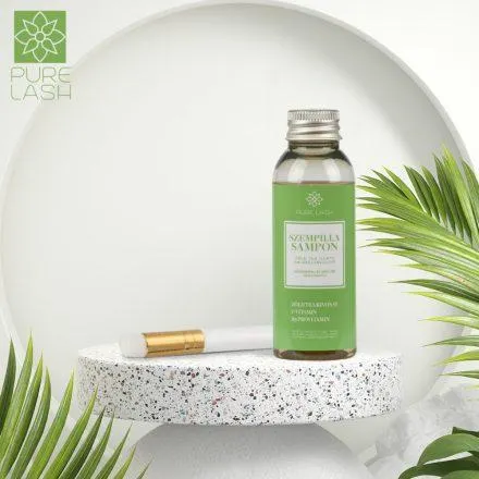 50 ml-es zöld tea illatú szempillasampon ecsettel