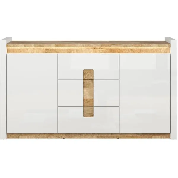 ALAMEDA komód 2 ajtóval és 3 fiókkal