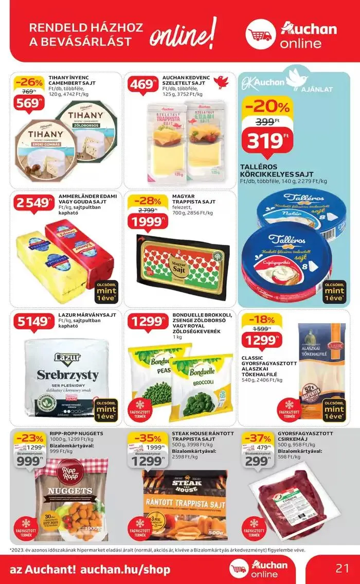 Katalógus Catalog Auchan október 28.-tól november 6.-ig 2024. - Oldal 21