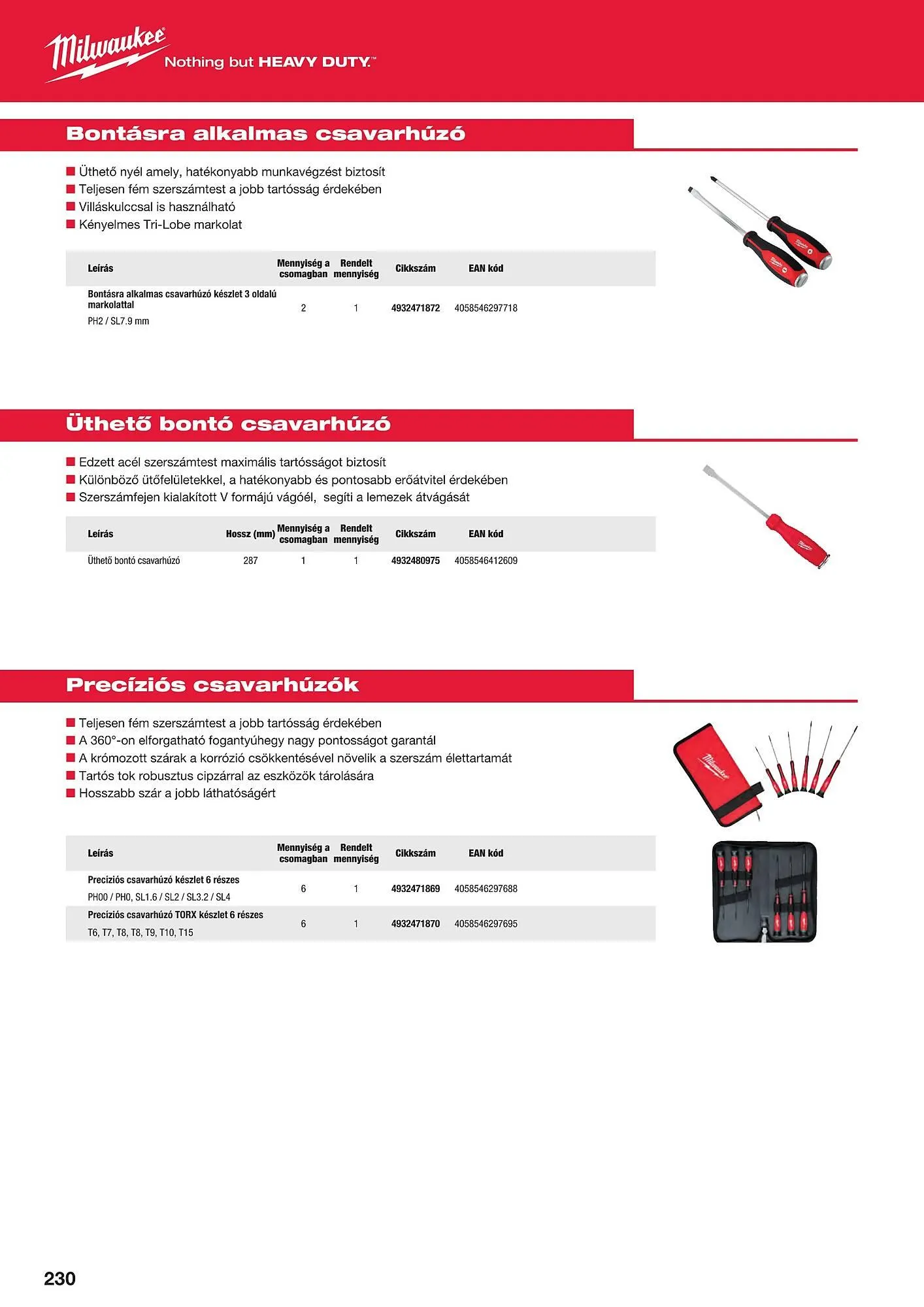 Katalógus Milwaukee akciós újság szeptember 16.-tól december 31.-ig 2025. - Oldal 230