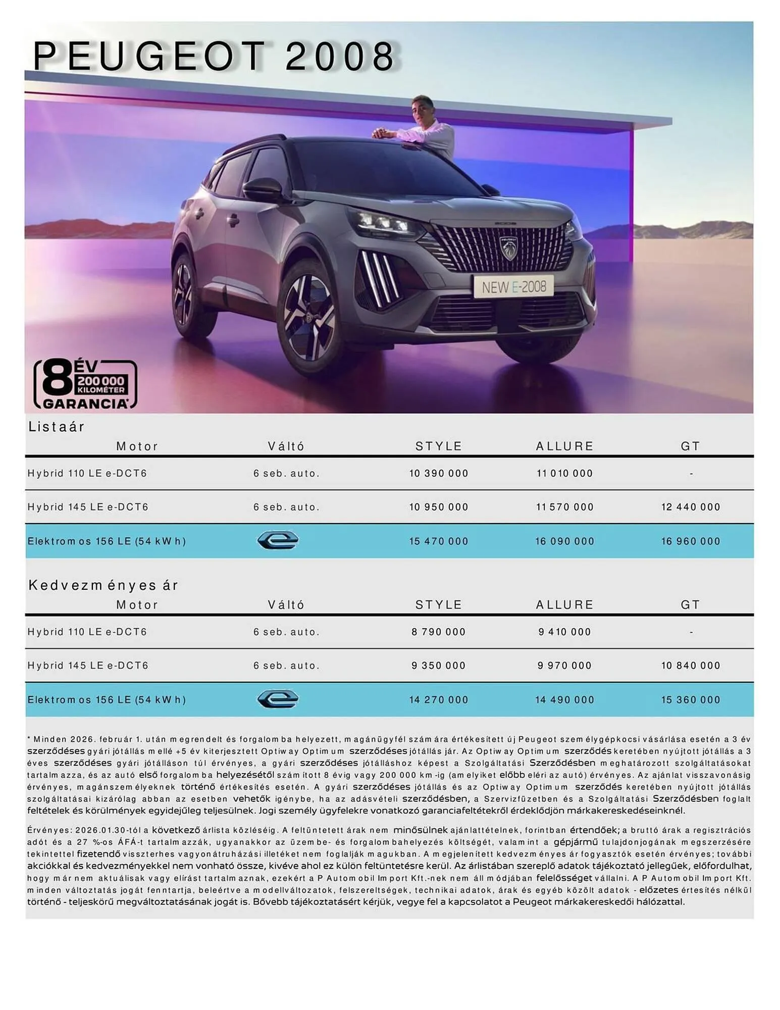 Katalógus Peugeot akciós újság április 4.-tól július 9.-ig 2026. - Oldal 2