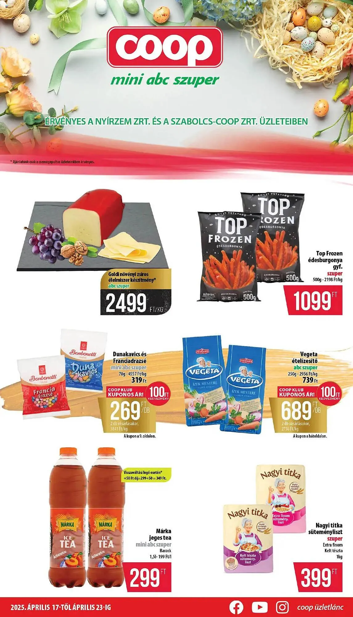 Katalógus Coop akciós újság április 17.-tól április 23.-ig 2025. - Oldal 1