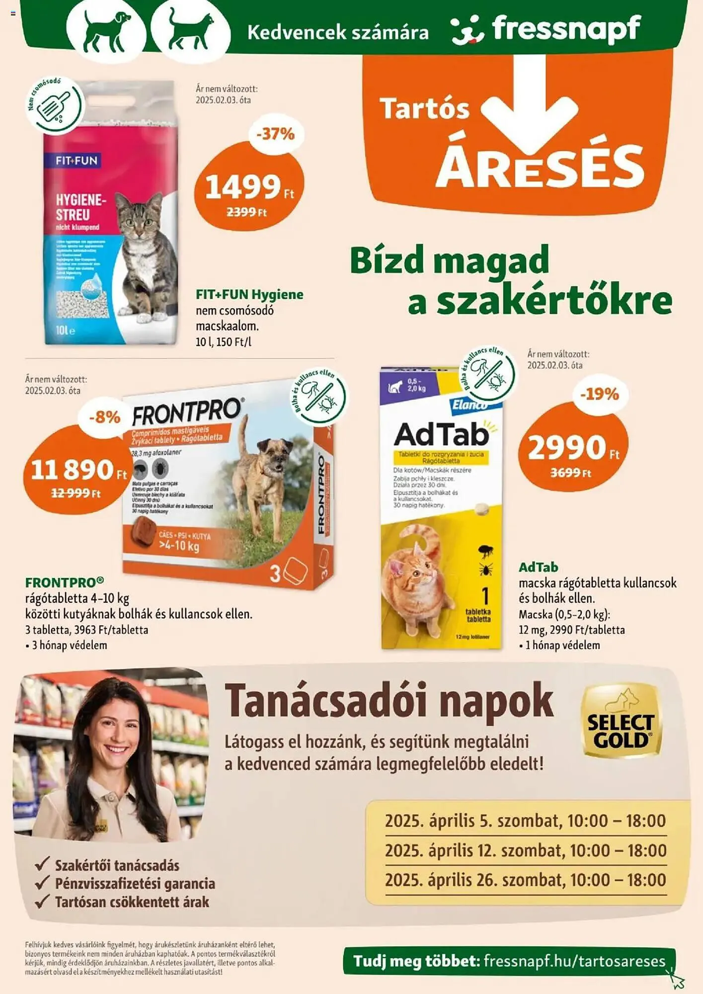 Katalógus Fressnapf akciós újság április 3.-tól április 9.-ig 2025. - Oldal 6