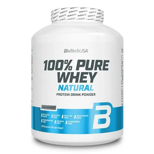 100% Pure Whey Natural tejsavófehérje - koncentrátum italpor 2270 g