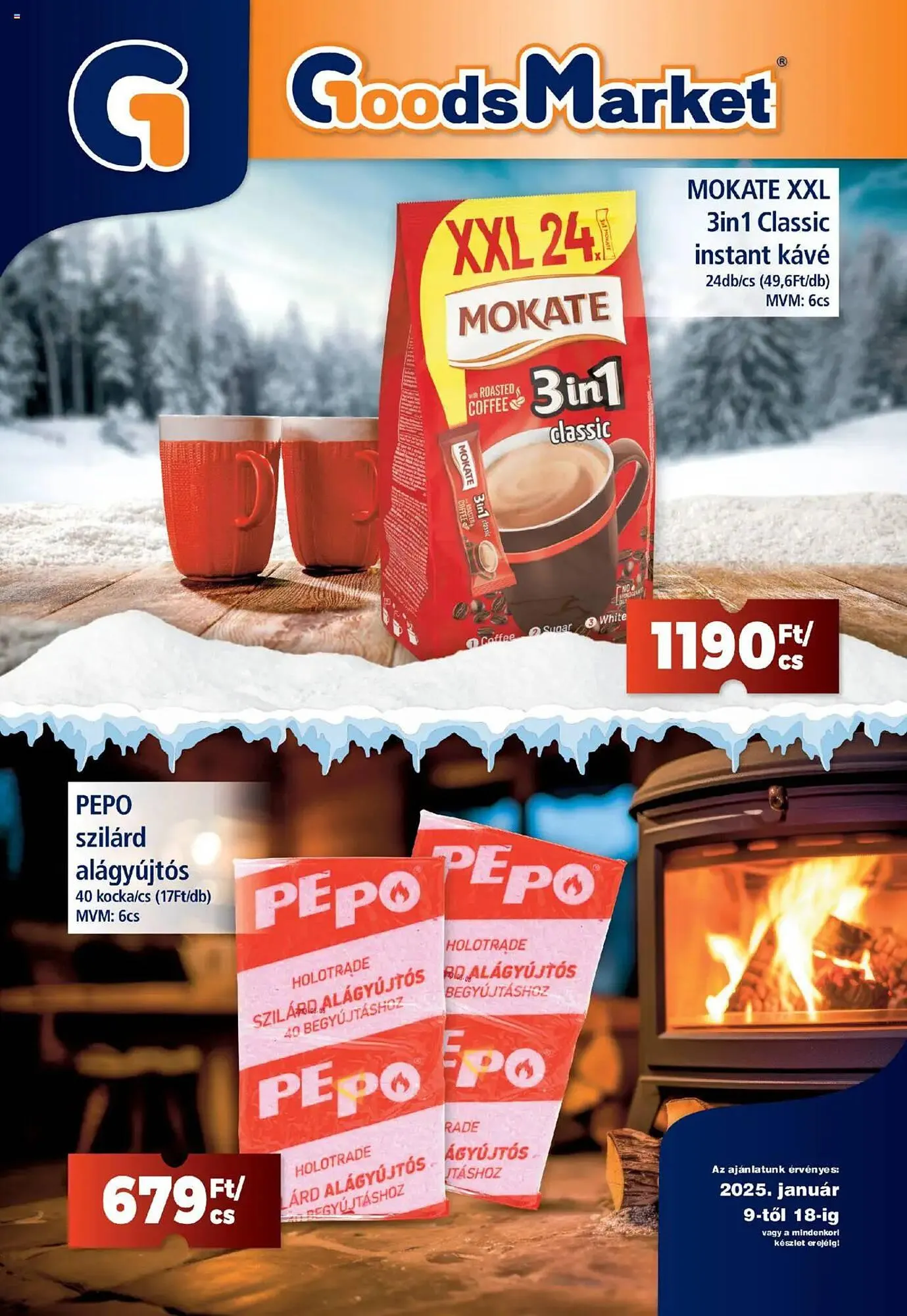 Katalógus Goods Market akciós újság január 9.-tól január 18.-ig 2025. - Oldal 1