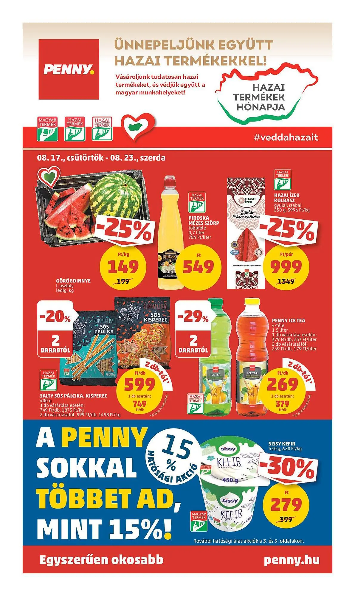 Katalógus PENNY akciós újság augusztus 17.-tól augusztus 23.-ig 2023. - Oldal 1